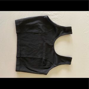 Black crop top